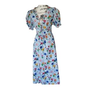 Floral Puff Sleeve Dress